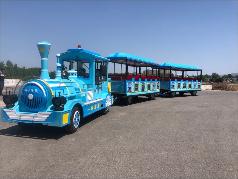 江蘇42座無軌小火車（天藍色）